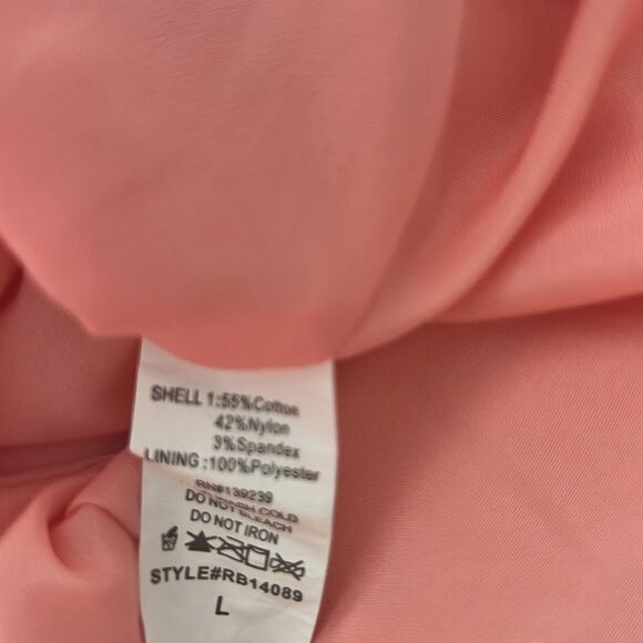 DO+BE Pink Off The Shoulder Mini Dress Short Sleeve Bell Style In Size Large - Picture 8 of 8